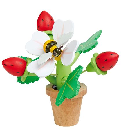 Tender Leaf Trælegetøj - Jordbær I Potte Tender Leaf Trælegetøj - Jordbær I Potte