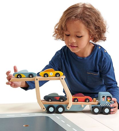 Tender Leaf Trælegetøj - Biltransport Tender Leaf Trælegetøj - Biltransport