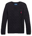 Polo Ralph Lauren Bluse - Uld - Classics ll - Sort Polo Ralph Lauren Bluse - Uld - Classics ll - Sort