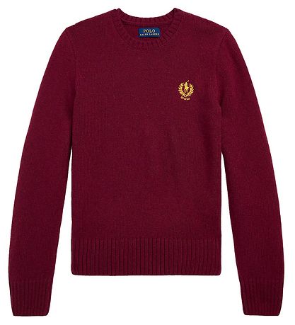 Polo Ralph Lauren Bluse - Uld - Classics ll - Rød Polo Ralph Lauren Bluse - Uld - Classics ll - Rød