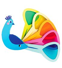 Tender Leaf Trælegetøj - Påfuglefarver Tender Leaf Trælegetøj - Påfuglefarver