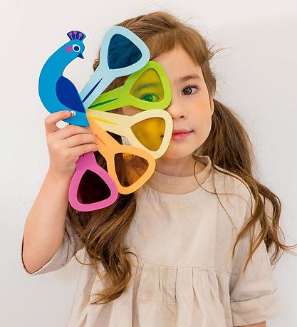 Tender Leaf Trælegetøj - Påfuglefarver Tender Leaf Trælegetøj - Påfuglefarver