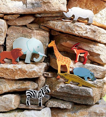 Tender Leaf Trælegetøj - 8 Savannedyr Tender Leaf Trælegetøj - 8 Savannedyr