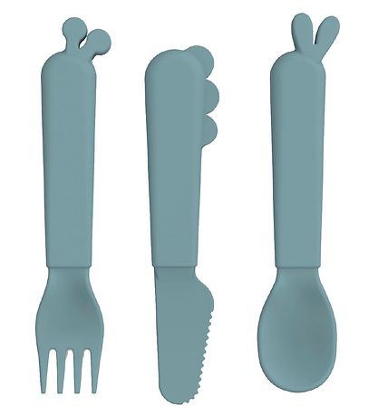 Done by Deer Bestiksæt - 3-pak - Blue Done by Deer Bestiksæt - 3-pak - Blue