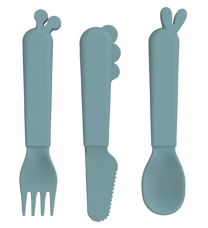 Done by Deer Bestiksæt - 3-pak - Blue