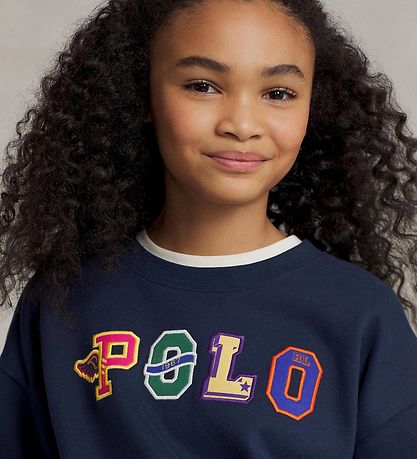 Polo Ralph Lauren Sweatshirt - Navy m. Tekst Polo Ralph Lauren Sweatshirt - Navy m. Tekst