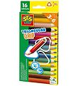 SES Creative - Colouring Pencils - Triangular - 16 Pcs SES Creative - Colouring Pencils - Triangular - 16 Pcs