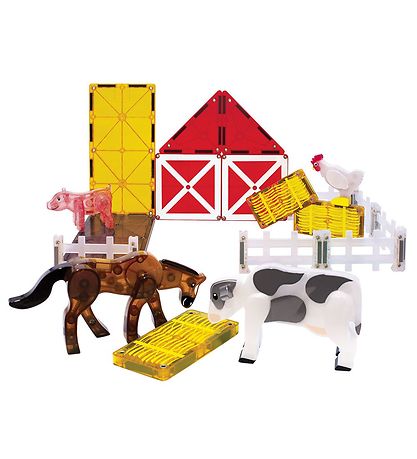 Magna-Tiles Magnetsæt - 25 Dele - Farm Animals Magna-Tiles Magnetsæt - 25 Dele - Farm Animals