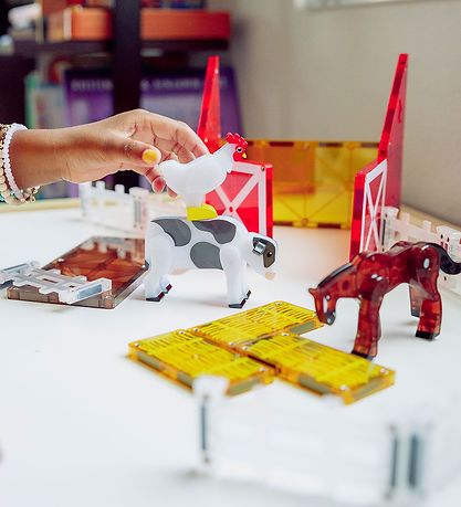 Magna-Tiles Magnetsæt - 25 Dele - Farm Animals Magna-Tiles Magnetsæt - 25 Dele - Farm Animals