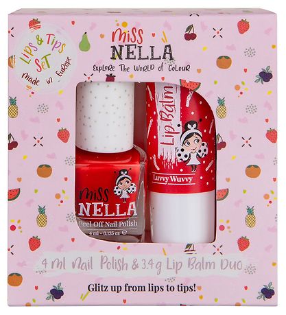 Miss Nella Læbepomade og Neglelak - Duo nr. 1