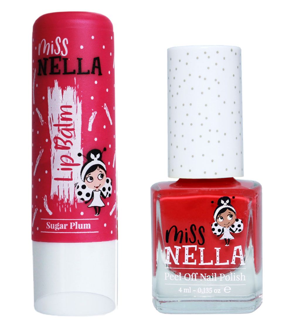 Miss Nella Lippenbalsam und Nagellack - Duo Nr.. 2 - Miss Nella - One Size - Nagellack