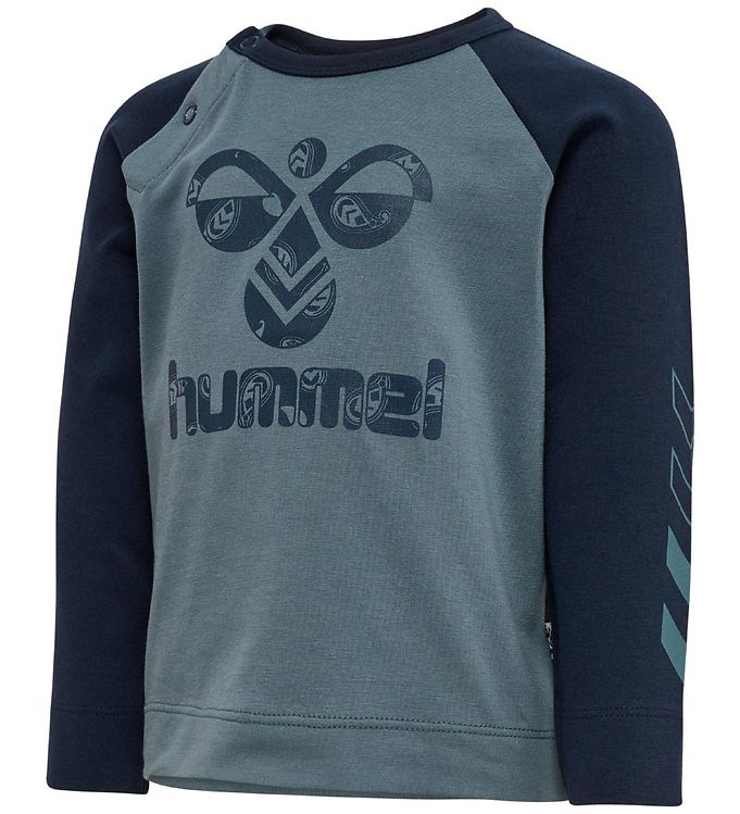 Hummel hmlMarcus Bluse - Stormy Weather/Navy