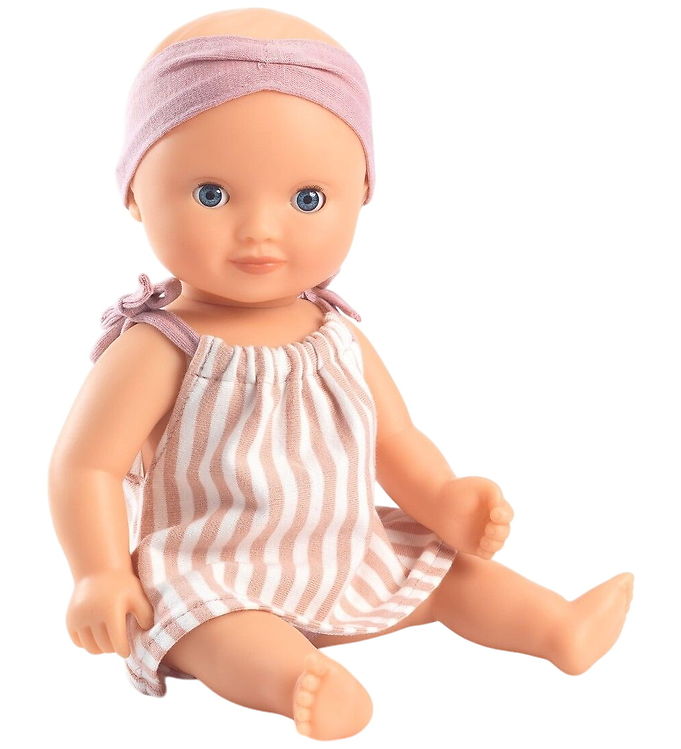Djeco Dukke - 32 cm - Baby Prune