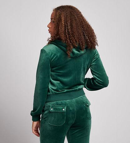 Juicy Couture Cardigan - Velour - Trekking Green Juicy Couture Cardigan - Velour - Trekking Green