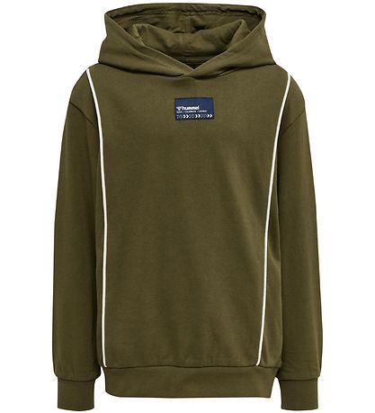 Hummel Hættetrøje - hmlDitmer - Dark Olive