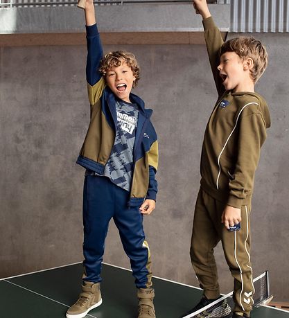 Hummel Hættetrøje - hmlDitmer - Dark Olive