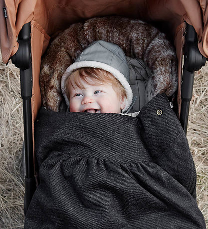 Elodie Details Kørepose - 97 cm - Uld - Tweed