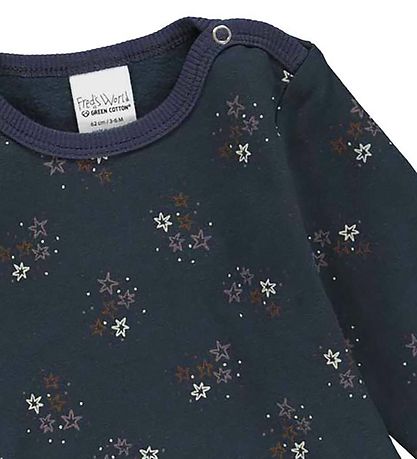 Freds World Body l/æ - Sweat - Star - Night Blue m. Print Freds World Body l/æ - Sweat - Star - Night Blue m. Print