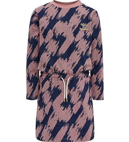 Hummel Kjole - hmlEmerson - Black Iris/Rosa
