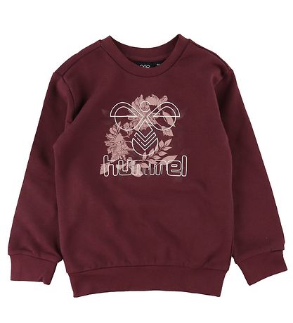 Hummel Sweatshirt - hmlLiva - Winsor Wine Hummel Sweatshirt - hmlLiva - Winsor Wine