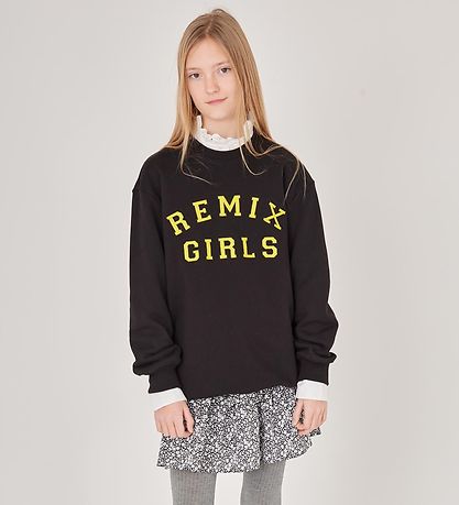 Sweat-shirt Designers Remix - Willie - Noir Sweat-shirt Designers Remix - Willie - Noir