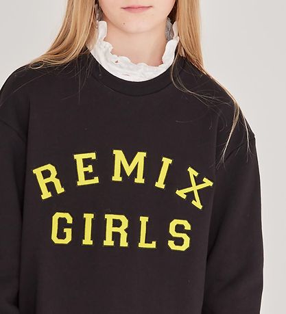 Sweat-shirt Designers Remix - Willie - Noir Sweat-shirt Designers Remix - Willie - Noir