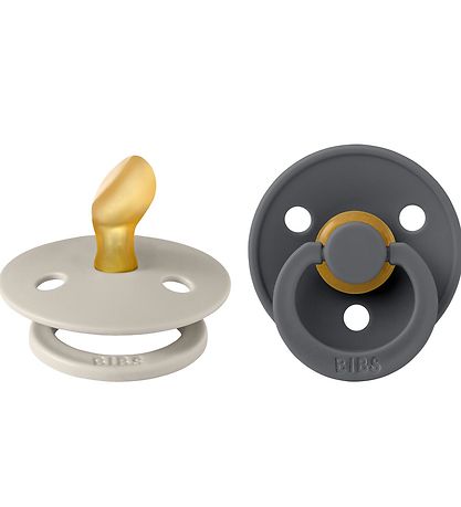 BIBS Colour Sutter - 2-pak - Str. 2 - Anatomisk - Sand/Iron BIBS Colour Sutter - 2-pak - Str. 2 - Anatomisk - Sand/Iron