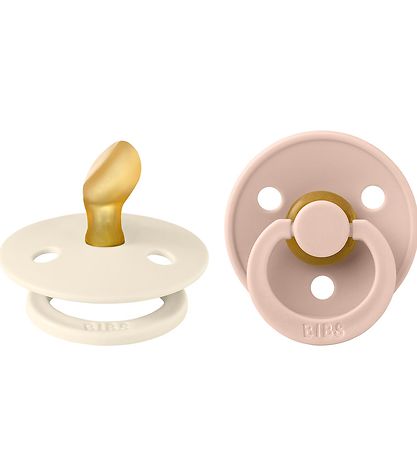 BIBS Colour Sutter - 2-pak - Str. 1 - Anatomisk - Ivory/Blush BIBS Colour Sutter - 2-pak - Str. 1 - Anatomisk - Ivory/Blush