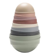 BIBS Stabletårn - 8 Dele - Pastel Rainbow BIBS Stabletårn - 8 Dele - Pastel Rainbow