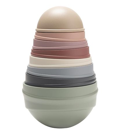 BIBS Stabletårn - 8 Dele - Pastel Rainbow