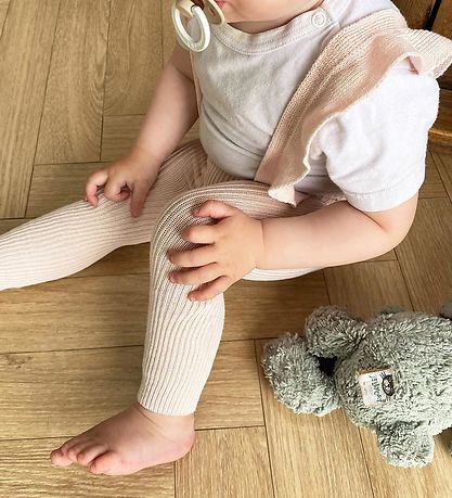 Condor Leggings m. Seler - Rib - Beige Condor Leggings m. Seler - Rib - Beige