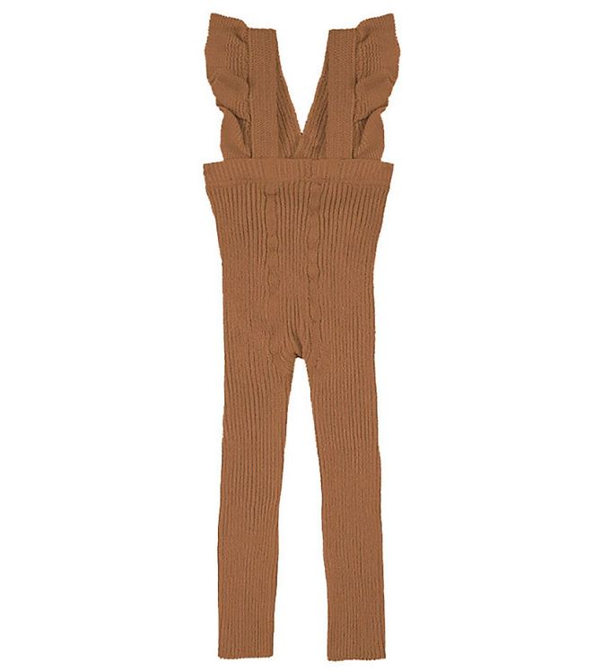 Condor Leggings m. Seler Rib - Canela