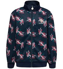 Hummel Cardigan - HmlRiley Zip - Black Iris Hummel Cardigan - HmlRiley Zip - Black Iris