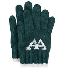 Wood Wood Handsker - Tai - Uld - Strik - Forest Green Wood Wood Handsker - Tai - Uld - Strik - Forest Green