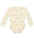 Petit by Sofie Schnoor Slå-om Body l/æ - Antique White m. Blomst Petit by Sofie Schnoor Slå-om Body l/æ - Antique White m. Blomst