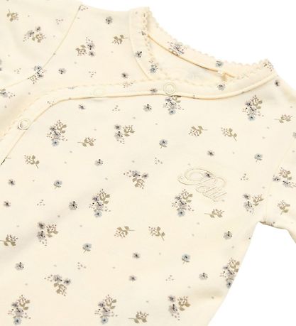 Petit by Sofie Schnoor Slå-om Body l/æ - Antique White m. Blomst Petit by Sofie Schnoor Slå-om Body l/æ - Antique White m. Blomst