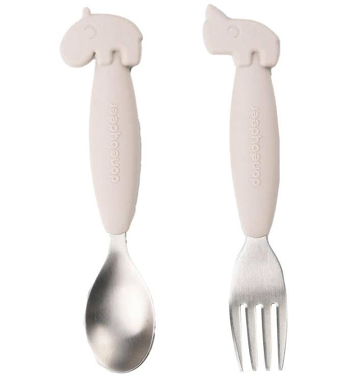 Done By Deer Bestiksæt - 2-Pak - Sand