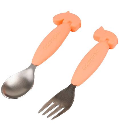 Done by Deer Cutlery - 2-Pack - Coral