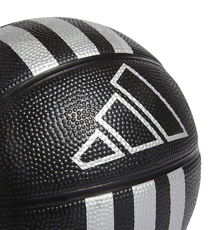 adidas Performance Basketbold - Str. 3 - Mini - Sort/Sølv