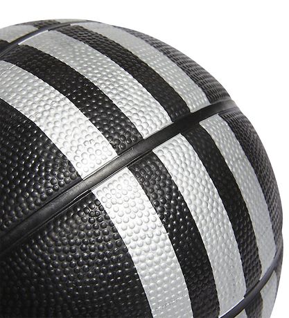 adidas Performance Basketbold - Str. 3 - Mini - Sort/Sølv