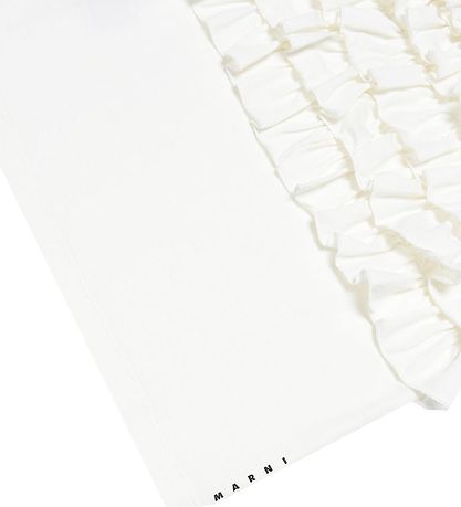 Marni T-shirt - Hvid m. Flæser