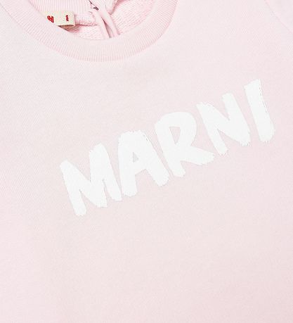 Marni Sweatkjole - Rosa m. Hvid Marni Sweatkjole - Rosa m. Hvid