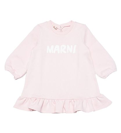 Marni Sweatkjole - Rosa m. Hvid Marni Sweatkjole - Rosa m. Hvid