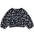 Marni Bluse - Navy m. Blomster Marni Bluse - Navy m. Blomster