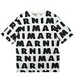Marni T-shirt - Hvid m. Sort Marni T-shirt - Hvid m. Sort