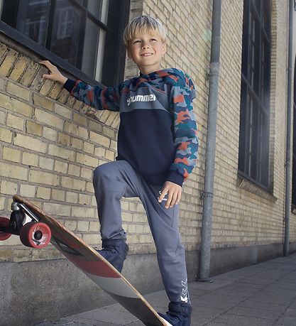 Hummel Hættetrøje - HmlJackson - Stormy Weather Hummel Hættetrøje - HmlJackson - Stormy Weather