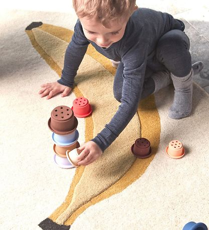 OYOY Stablekopper - Tawa Silikone - Cherry Red/Vanilla OYOY Stablekopper - Tawa Silikone - Cherry Red/Vanilla