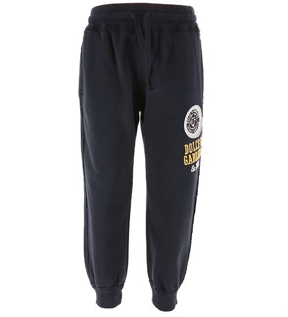 Dolce & Gabbana Sweatpants - Back To School Gym - Navy m. Gul Dolce & Gabbana Sweatpants - Back To School Gym - Navy m. Gul