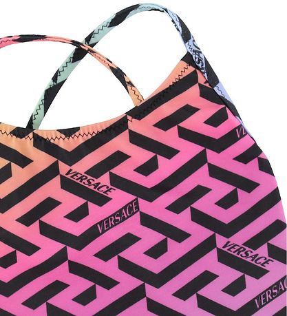Versace Badedragt - Fuchsia m. Sort Versace Badedragt - Fuchsia m. Sort