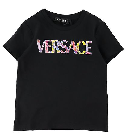 Versace T-shirt - Sort m. Print Versace T-shirt - Sort m. Print